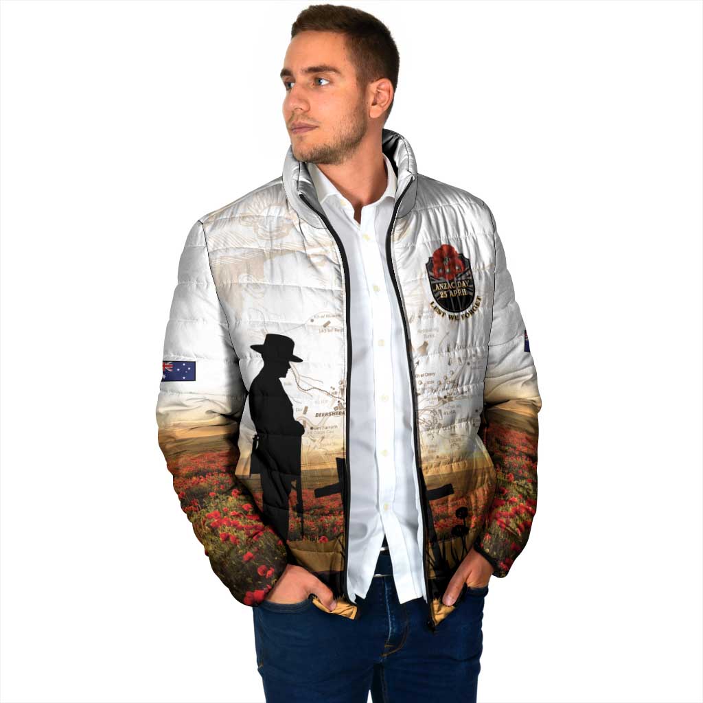 Australia And New Zealand ANZAC Day Padded Jacket Battle Of Beersheba