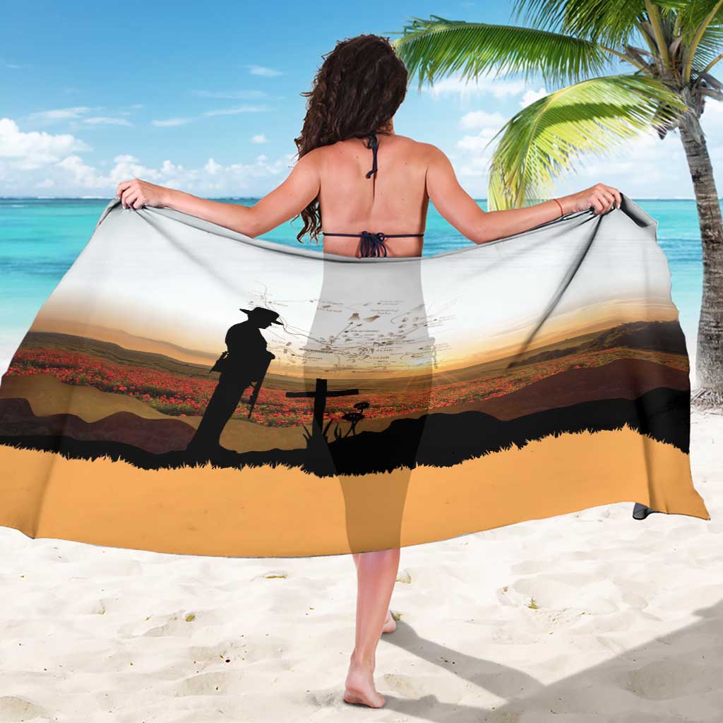 Australia And New Zealand ANZAC Day Sarong Battle Of Beersheba LT05 - Polynesian Pride