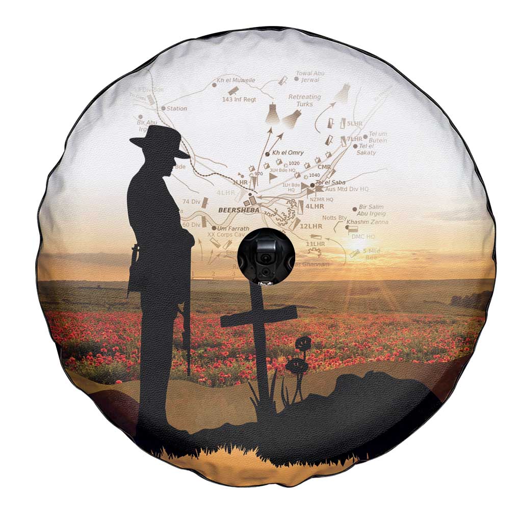 Australia And New Zealand ANZAC Day Spare Tire Cover Battle Of Beersheba