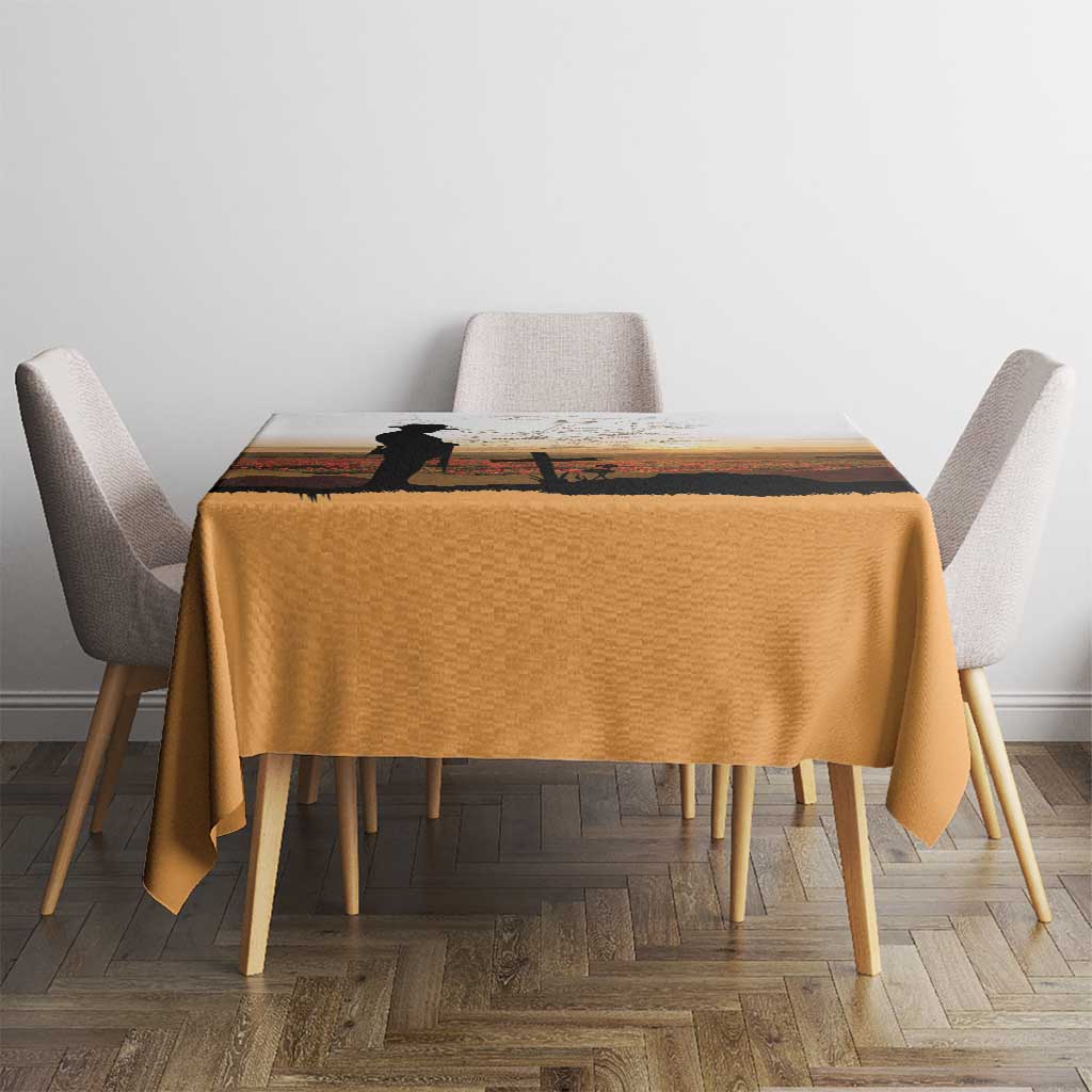 Australia And New Zealand ANZAC Day Tablecloth Battle Of Beersheba LT05 - Polynesian Pride