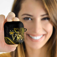 Filipinos Lapu Lapu Hero AirPods Case Gold Polynesian Tribal Tattoo LT05 - Polynesian Pride
