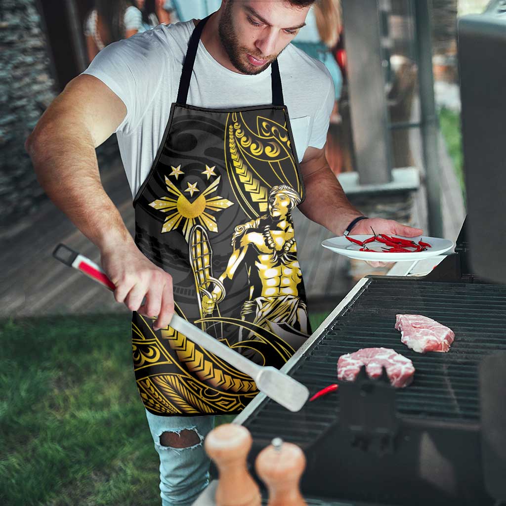 Filipinos Lapu Lapu Hero Apron Gold Polynesian Tribal Tattoo LT05 - Polynesian Pride
