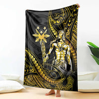 Filipinos Lapu Lapu Hero Blanket Gold Polynesian Tribal Tattoo LT05 - Polynesian Pride