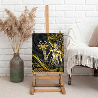 Filipinos Lapu Lapu Hero Canvas Wall Art Gold Polynesian Tribal Tattoo LT05 - Polynesian Pride