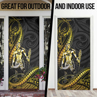 Filipinos Lapu Lapu Hero Door Cover Gold Polynesian Tribal Tattoo LT05 - Polynesian Pride