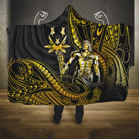 Filipinos Lapu Lapu Hero Hooded Blanket Gold Polynesian Tribal Tattoo LT05 - Polynesian Pride