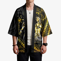 Filipinos Lapu Lapu Hero Kimono Gold Polynesian Tribal Tattoo LT05 - Polynesian Pride