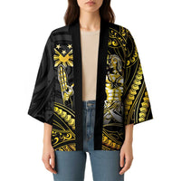 Filipinos Lapu Lapu Hero Kimono Gold Polynesian Tribal Tattoo LT05 - Polynesian Pride