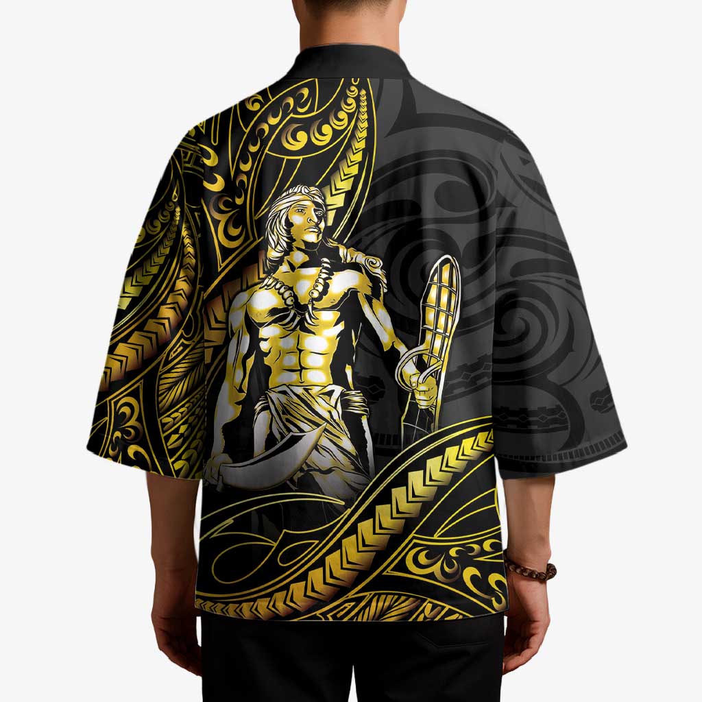 Filipinos Lapu Lapu Hero Kimono Gold Polynesian Tribal Tattoo LT05 - Polynesian Pride