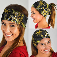 Filipinos Lapu Lapu Hero Neck Gaiter Gold Polynesian Tribal Tattoo