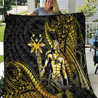 Filipinos Lapu Lapu Hero Quilt Gold Polynesian Tribal Tattoo