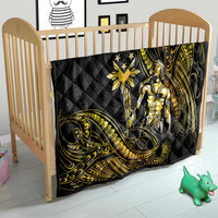 Filipinos Lapu Lapu Hero Quilt Gold Polynesian Tribal Tattoo
