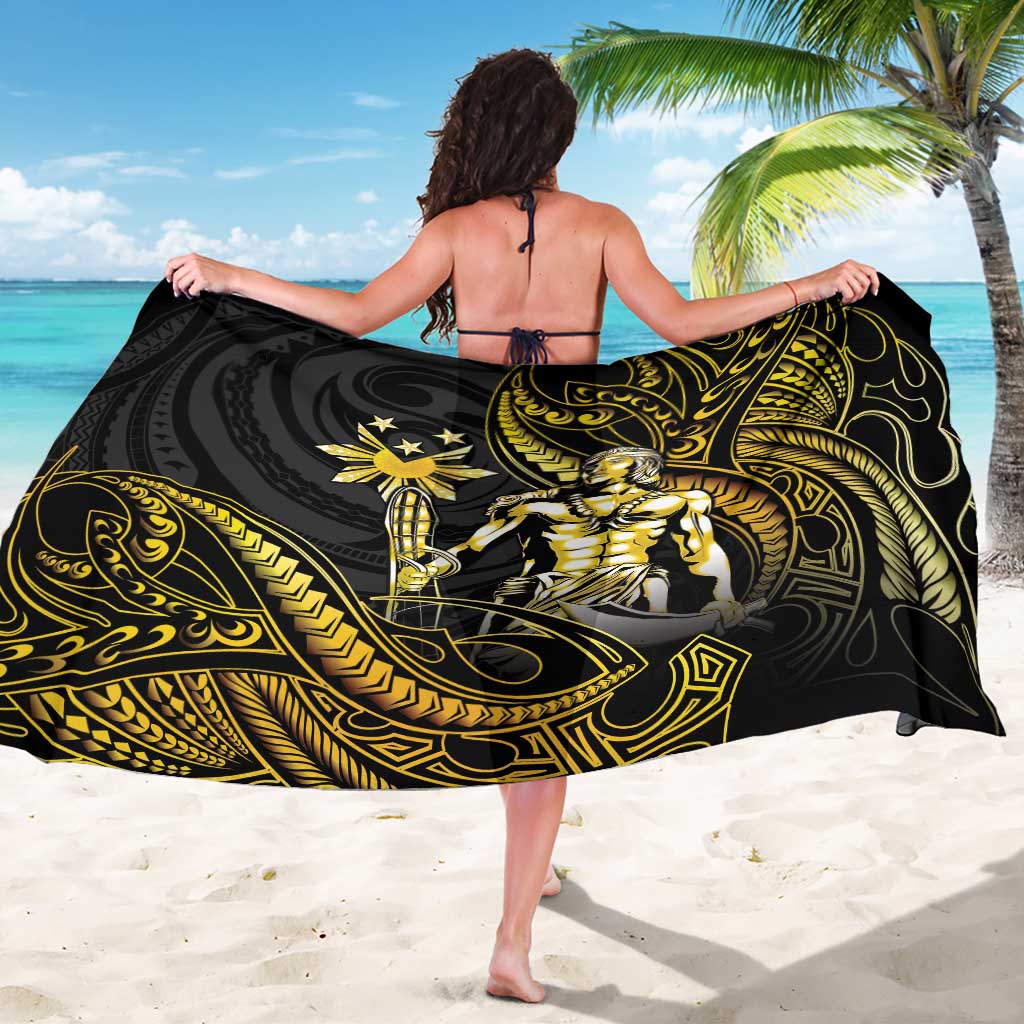 Filipinos Lapu Lapu Hero Sarong Gold Polynesian Tribal Tattoo LT05 - Polynesian Pride