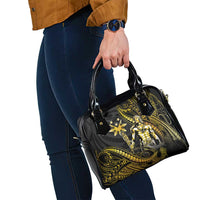 Filipinos Lapu Lapu Hero Shoulder Handbag Gold Polynesian Tribal Tattoo LT05 - Polynesian Pride