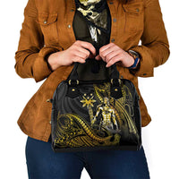 Filipinos Lapu Lapu Hero Shoulder Handbag Gold Polynesian Tribal Tattoo LT05 - Polynesian Pride