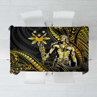 Filipinos Lapu Lapu Hero Tablecloth Gold Polynesian Tribal Tattoo LT05 Gold - Polynesian Pride