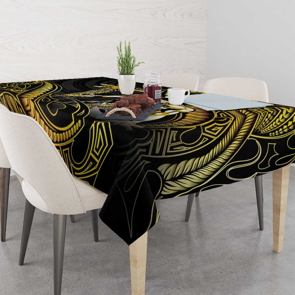 Filipinos Lapu Lapu Hero Tablecloth Gold Polynesian Tribal Tattoo LT05 - Polynesian Pride