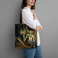 Filipinos Lapu Lapu Hero Tote Bag Gold Polynesian Tribal Tattoo LT05 - Polynesian Pride