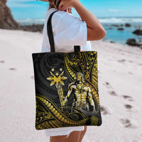 Filipinos Lapu Lapu Hero Tote Bag Gold Polynesian Tribal Tattoo LT05 - Polynesian Pride