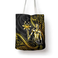 Filipinos Lapu Lapu Hero Tote Bag Gold Polynesian Tribal Tattoo LT05 - Polynesian Pride