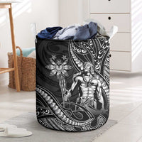 Filipinos Lapu Lapu Hero Laundry Basket Black Polynesian Tribal Tattoo LT05 Black - Polynesian Pride