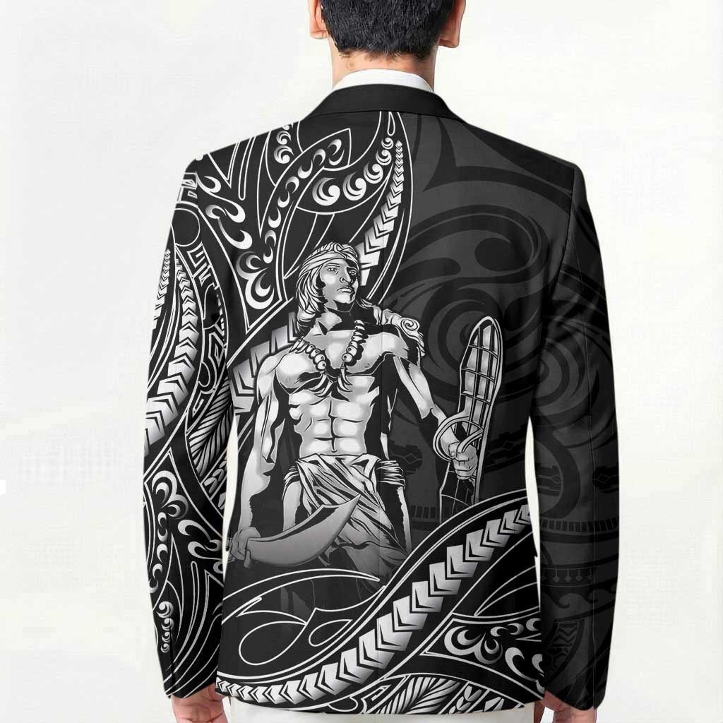 Filipinos Lapu Lapu Hero Blazer Black Polynesian Tribal Tattoo LT05 - Polynesian Pride