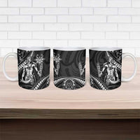 Filipinos Lapu Lapu Hero Ceramic Mug Black Polynesian Tribal Tattoo LT05 - Polynesian Pride