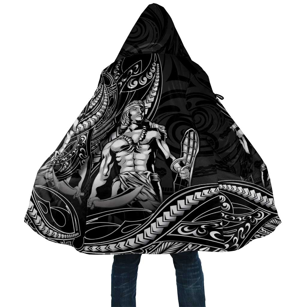 Filipinos Lapu Lapu Hero Cloak Black Polynesian Tribal Tattoo LT05 Unisex Black - Polynesian Pride