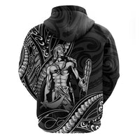 Filipinos Lapu Lapu Hero Hoodie Black Polynesian Tribal Tattoo LT05 - Polynesian Pride