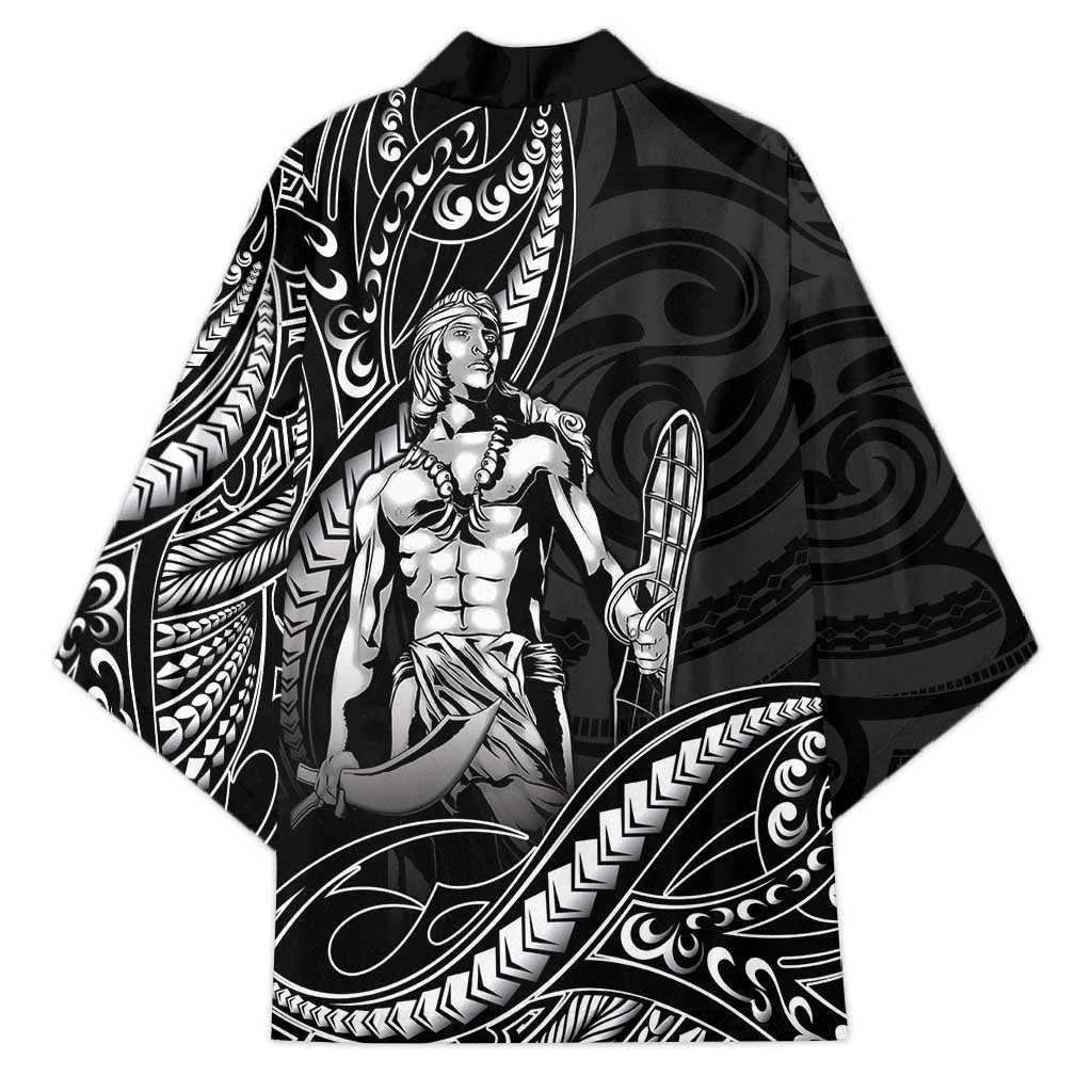 Filipinos Lapu Lapu Hero Kimono Black Polynesian Tribal Tattoo LT05 - Polynesian Pride