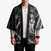 Filipinos Lapu Lapu Hero Kimono Black Polynesian Tribal Tattoo LT05 - Polynesian Pride