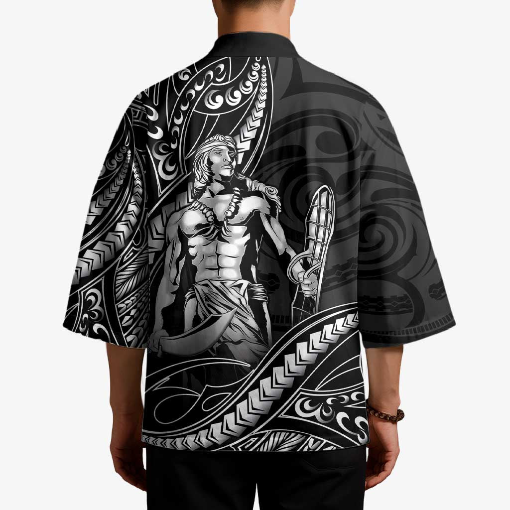 Filipinos Lapu Lapu Hero Kimono Black Polynesian Tribal Tattoo LT05 - Polynesian Pride