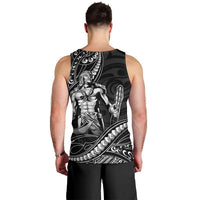 Filipinos Lapu Lapu Hero Men Tank Top Black Polynesian Tribal Tattoo LT05 - Polynesian Pride