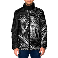 Filipinos Lapu Lapu Hero Padded Jacket Black Polynesian Tribal Tattoo LT05 Men Black - Polynesian Pride