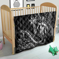 Filipinos Lapu Lapu Hero Quilt Black Polynesian Tribal Tattoo LT05 - Polynesian Pride