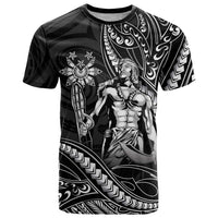 Filipinos Lapu Lapu Hero T Shirt Black Polynesian Tribal Tattoo LT05 Black - Polynesian Pride