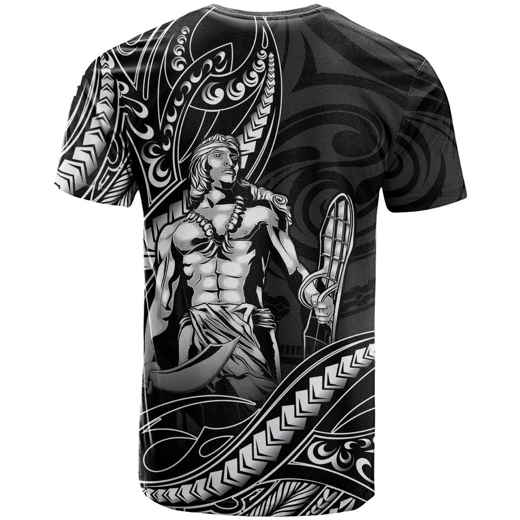 Filipinos Lapu Lapu Hero T Shirt Black Polynesian Tribal Tattoo LT05 - Polynesian Pride