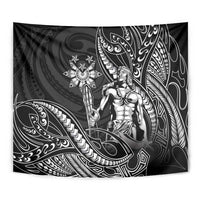 Filipinos Lapu Lapu Hero Tapestry Black Polynesian Tribal Tattoo LT05 - Polynesian Pride