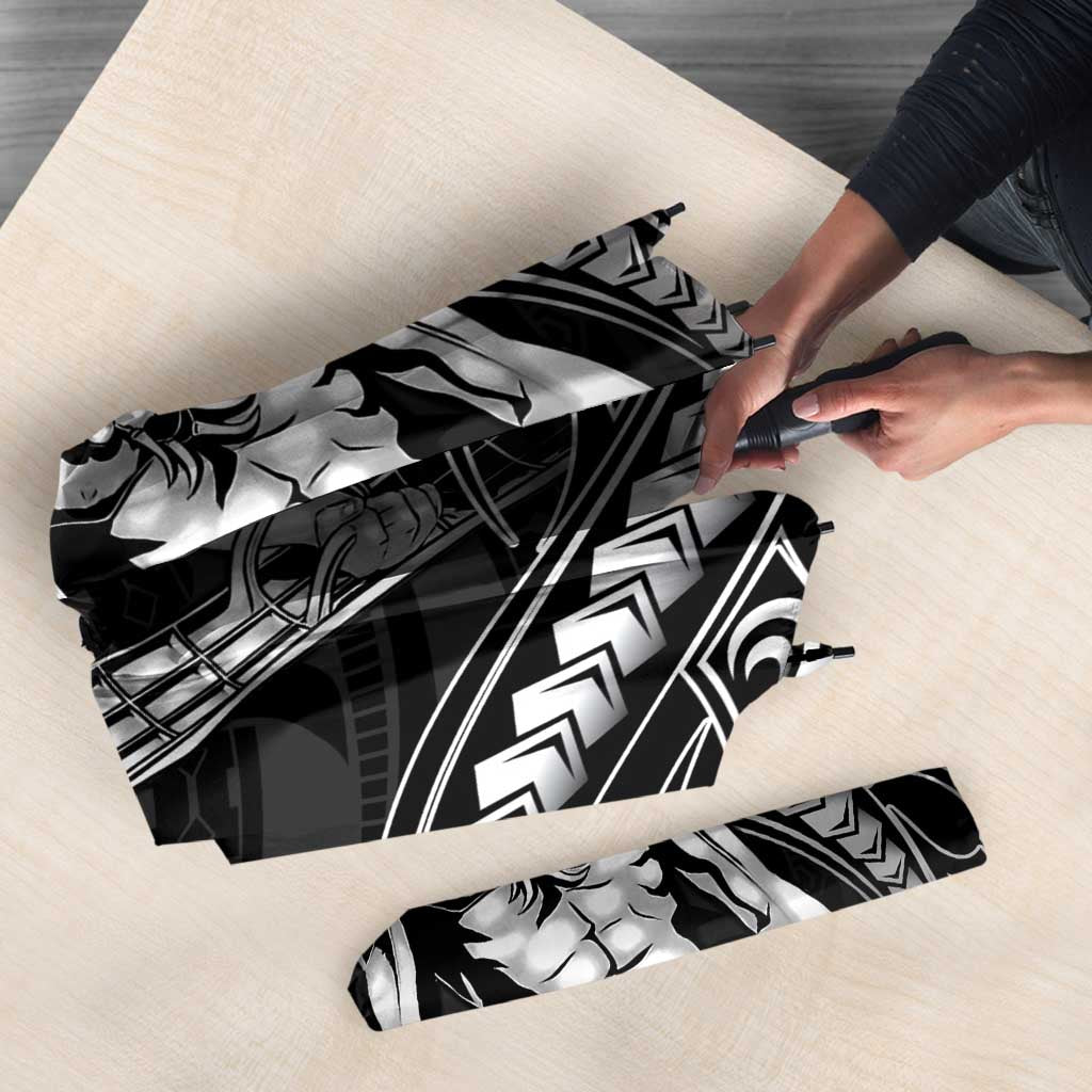 Filipinos Lapu Lapu Hero Umbrella Black Polynesian Tribal Tattoo LT05 - Polynesian Pride