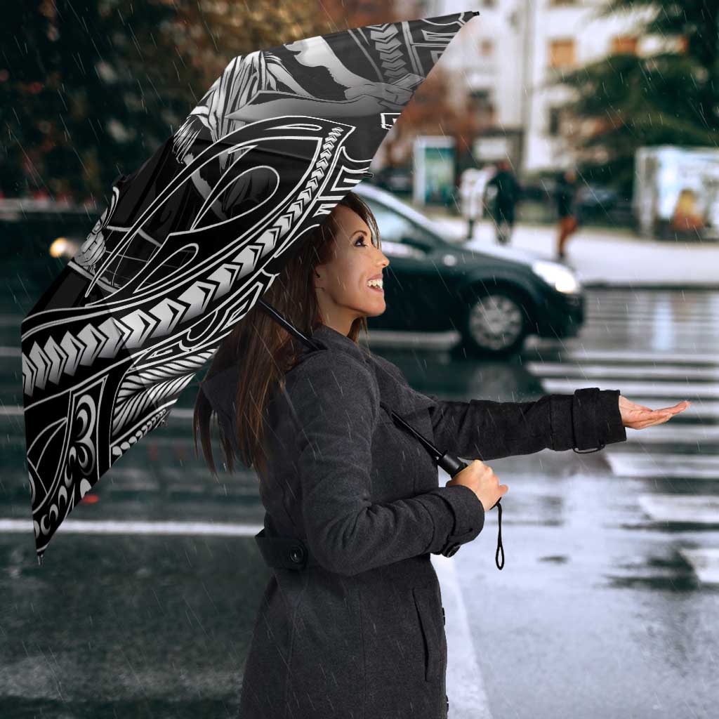 Filipinos Lapu Lapu Hero Umbrella Black Polynesian Tribal Tattoo LT05 - Polynesian Pride