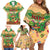 Personalised Hawaii Cinco De Mayo Family Matching Off Shoulder Short Dress and Hawaiian Shirt Funny Style