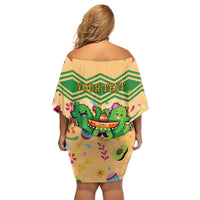 Personalised Hawaii Cinco De Mayo Family Matching Off Shoulder Short Dress and Hawaiian Shirt Funny Style LT05 - Polynesian Pride