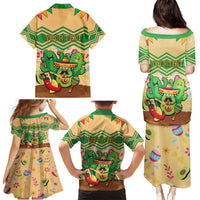 Personalised Hawaii Cinco De Mayo Family Matching Puletasi and Hawaiian Shirt Funny Style LT05 - Polynesian Pride
