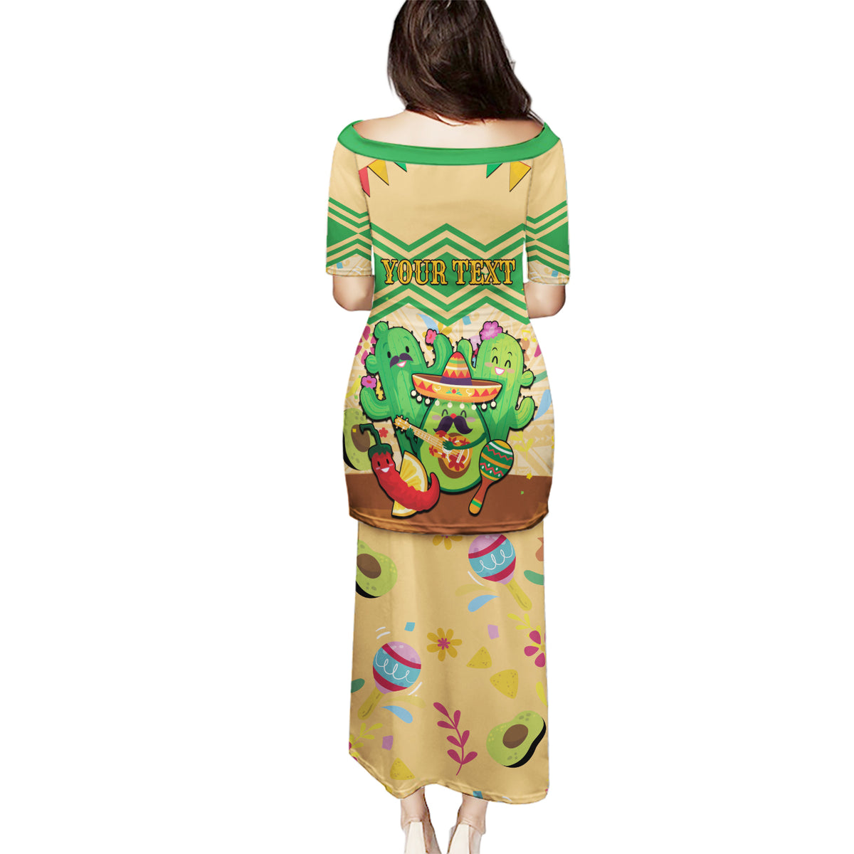 Personalised Hawaii Cinco De Mayo Puletasi Funny Style LT05 - Polynesian Pride
