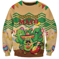 Personalised Hawaii Cinco De Mayo Sweatshirt Funny Style LT05 Unisex Brown - Polynesian Pride