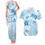 Happy Fiji Girmit Day Couples Matching Tank Maxi Dress and Hawaiian Shirt Fijian Tapa With Mandala Pattern
