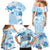 Happy Fiji Girmit Day Family Matching Mermaid Dress and Hawaiian Shirt Fijian Tapa With Mandala Pattern