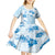 Happy Fiji Girmit Day Kid Short Sleeve Dress Fijian Tapa With Mandala Pattern