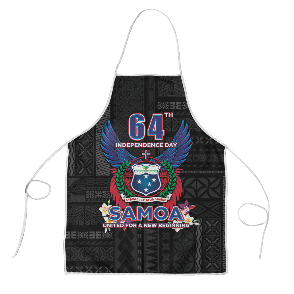Samoa 64th Independence Anniversary Apron LT05 Black - Polynesian Pride
