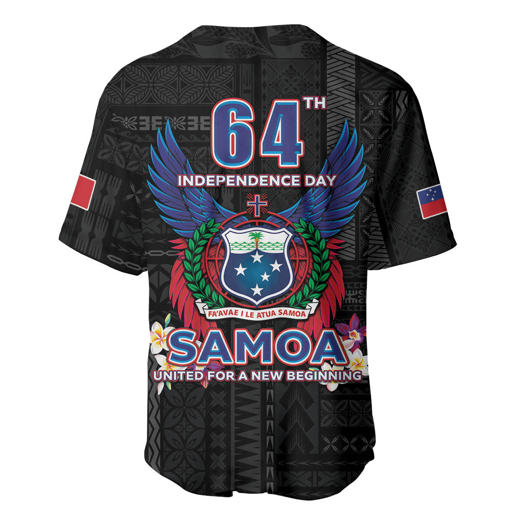 Samoa 64th Independence Anniversary Baseball Jersey LT05 - Polynesian Pride